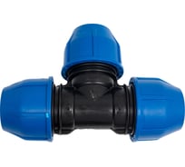 Тройник компрессионный ПК АкваЭлемент 50x50, ПНД EL-F-04-50