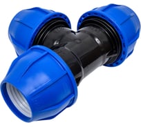 Тройник компрессионный ПК АкваЭлемент 75x75, ПНД EL-F-04-75 32983872