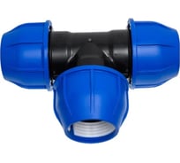 Тройник компрессионный ПК АкваЭлемент 63x63, ПНД EL-F-04-63