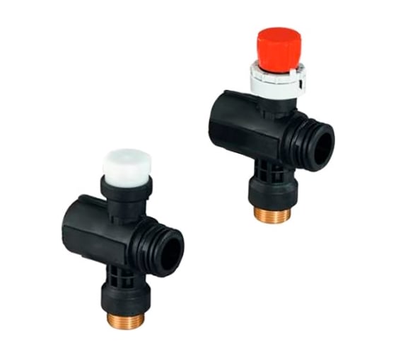 Коллектор с клапанами Uponor Vario Plus пластиковый, выходы 1X 3/4 Евроконус 1042420 1