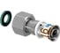 Штуцер Uponor S-Press Plus 25-G3/4 дюйм НГ с накидной гайкой 1070606 1