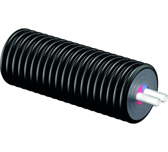 Труба Uponor ECOFLEX THERMO TWIN 2X63X5,8/200 PN6, Бухта 100 м 1018138 1