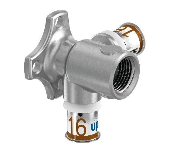 Водорозетка Uponor S-Press Plus RP 20-1/2 дюйм ВР-20 проходная длинная 1070649 1