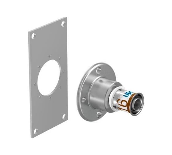 Водорозетка под гипсокартон Uponor S-Press Plus 16-G1/2 дюйм ВР 1070652 1
