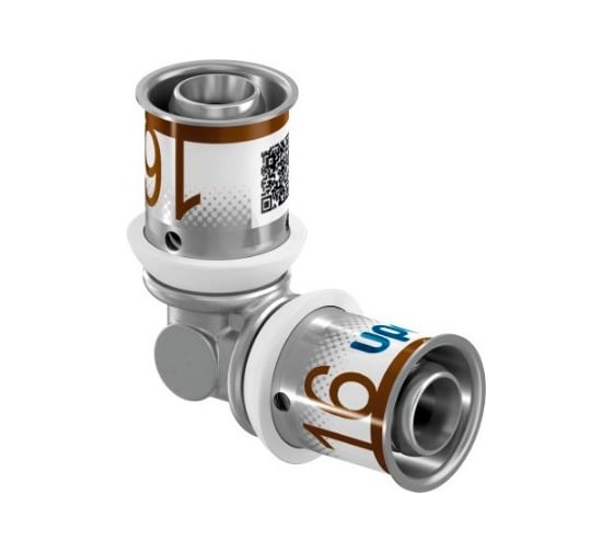 Угольник Uponor S-Press Plus 25x25 латунный 1070525