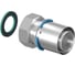 Штуцер Uponor S-Press 50-G2 дюйм НГ с накидной гайкой, латунный 1046939 1