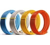 Гофрированная труба Lavita нержавеющая сталь, термообработанная, в красной п/э оболочке HFP R 15А