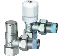 Вентиль регулирующий и запорный FAR угловой, 3/4 ВР FV 1154 34 SET2