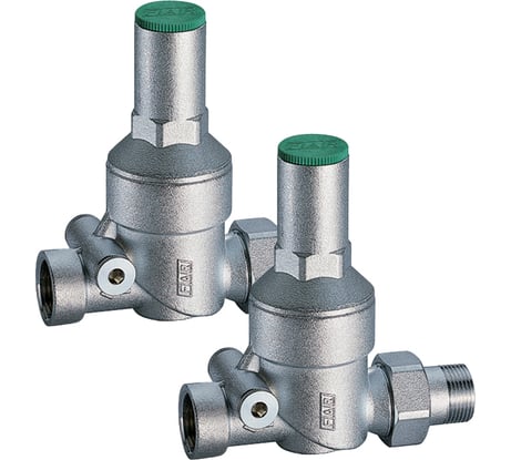 Редуктор FAR хромированный, 1/2 ВР-НР, без манометра 2 шт FA830 12 SET2