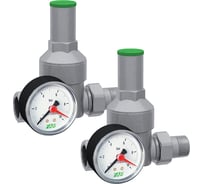 Редуктор FAR хромированный, 1/2 ВР-НР, с манометром 2 шт FA835 12 SET2