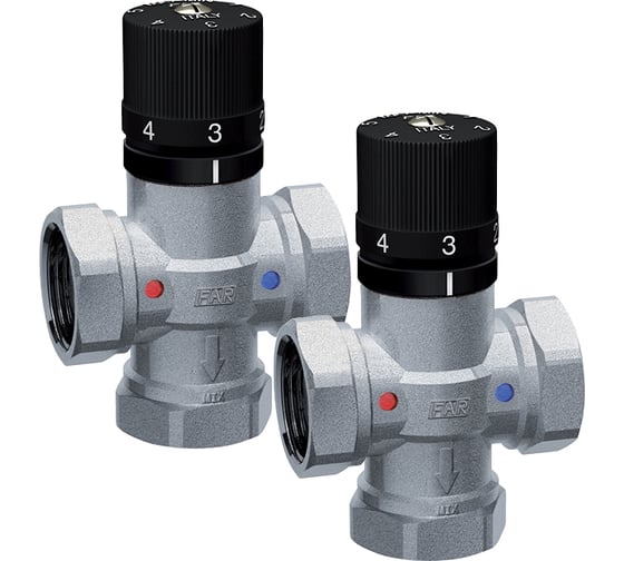 Термосмеситель FAR 3/4 ВР, t max 95 C FA 3950 34 SET2 1