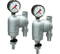 Фильтр FAR 100 мкм, с манометром, t max 95 C, 25 бар, поворотное соединение, 1/2 ВР-НР FA 39A6 12100 SET2