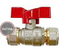 Кран шаровой для м/п труб PROFLINE цанга-цанга 16x16 УТ-00036233