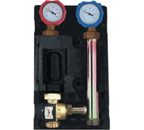Насосная группа с термостатическим смесительным клапаном ROMMER RDG-1002-012501 (35-60С) без насоса, левая RG0092MQC1UMPD