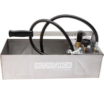 Ручной опрессовщик Icomar INOX 60 бар, двухклапанный, нержавеющая сталь 00915.5