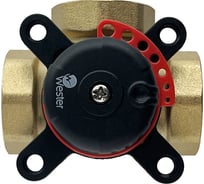 Поворотный клапан Wester VRS3, 3-ходдовый DN15,Kvs1.6, PN10, ВР 1/2", ГВ-КО-РО-ТП-ТТ-ОХ-ВК 0-04-2002