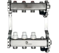 Коллектор нерж. Wester MUVS 1"-3/4 в сборе на 3 выхода 0-32-1602