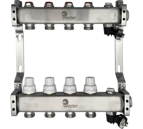 Коллектор нерж. Wester MUVS 1"-3/4 в сборе на 4 выхода 0-32-1604