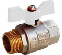 Шаровой кран SANEXT полнопроходной, Ду 25, ВР-НР 1", бабочка 8163