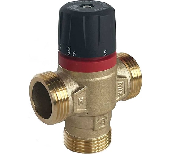 Клапан термостатический Wester VTS3, 35-60, DN25, Kvs 2.5, PN10, НР 1" ГВ-СО 0-04-2060