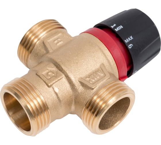 Клапан термостатический Wester VTS3, 35-60, DN25, Kvs 2.5, PN10, НР 1" ГВ-СО 0-04-2060 1