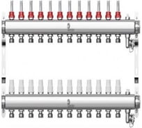 Коллектор в сборе Wester нержавеющая сталь, 1"-3/4", с расходомерами, на 12 выходов 0-32-1860