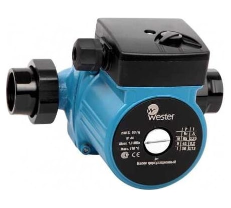 Насос циркуляционный Wester WCP 25-60G 130 мм с гайками 0-18-0035