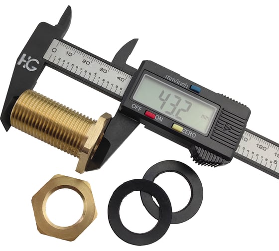 Штуцер для врезки в бочку 1/2" НР HG 1896103