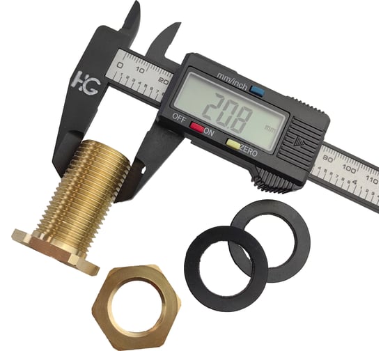 Штуцер для врезки в бочку 1/2" НР HG 1896103