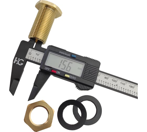 Штуцер для врезки в бочку 1/2" НР HG 1896103