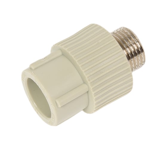 Комбинированная муфта TEBO PPR 20x1/2" НР серый 031023602