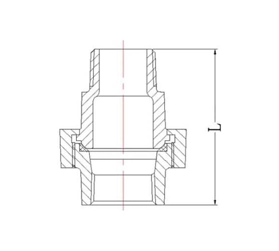 Американка AV Engineering под конус, 1 1/4", вн-нар, оцинкованная AVEC550000114