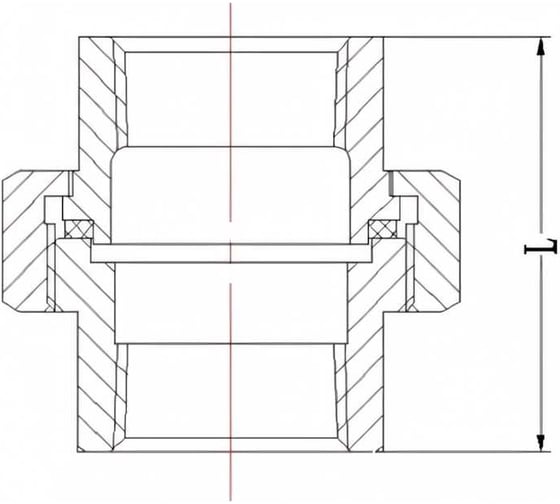 Американка AV Engineering 3/4", вн-вн, оцинкованная, 2 шт AVEC520000034