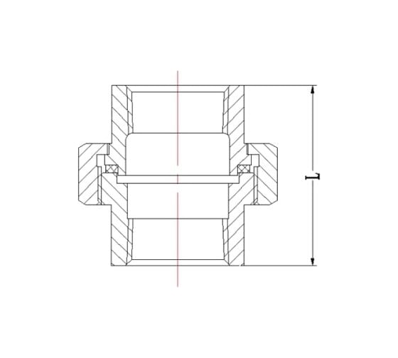 Американка AV Engineering под конус, 3/4", вн-вн, оцинкованная, 2 шт AVEC540000034