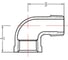 Колено AV Engineering 1 1/2", вн-нар, оцинкованное AVEC410000112 2
