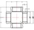 Крестовина AV Engineering 1 1/4", оцинкованная AVEC440000114 2