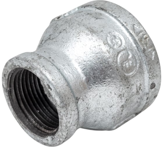Муфта редукционная AV Engineering 1 1/2"x1", вн-вн, оцинкованная AVEC460001121