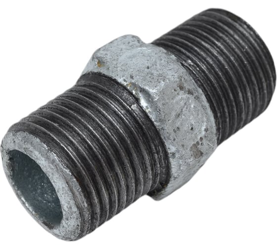 Ниппель AV Engineering 1/2", нар-нар, оцинкованный, 2 шт AVEC490000012