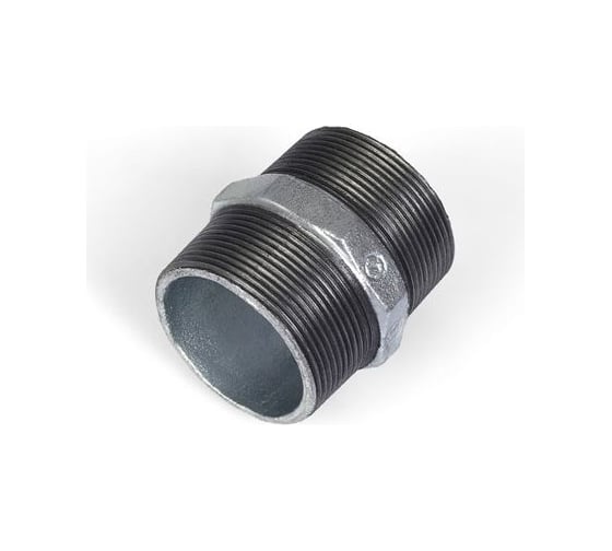 Ниппель AV Engineering 1 1/4", нар-нар, оцинкованный AVEC490000114 1