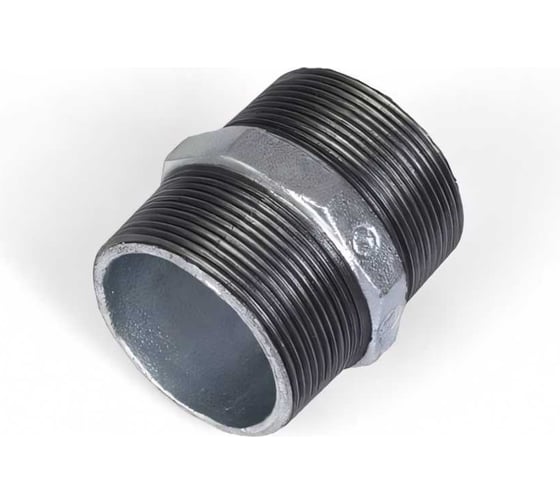Ниппель AV Engineering 1 1/2", нар-нар, оцинкованный AVEC490000112