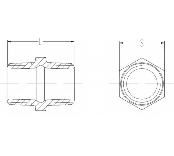 Ниппель AV Engineering 1 1/2", нар-нар, оцинкованный AVEC490000112