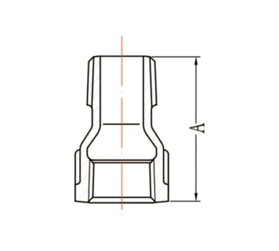 Переходник AV Engineering 2"x1", вн-нар, оцинкованный AVEC470000021