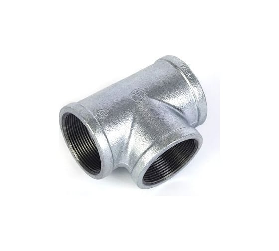Тройник AV Engineering 1/2 оцинкованный, (2 шт. инд. упак.) AVEC420000012 1