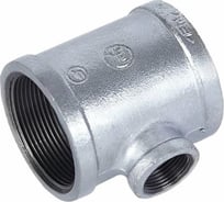 Редукционный тройник AV Engineering 1 1/2x1 оцинкованный AVEC430001121