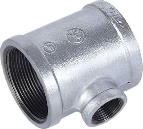 Редукционный тройник AV Engineering 1 1/2x3/4 оцинкованный AVEC430011234