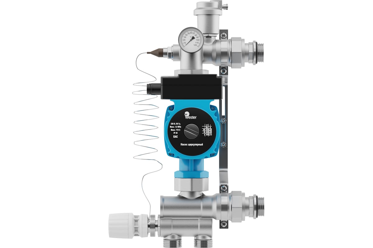 Насосно-смесительный узел Wester 0-33-0010 - выгодная цена, отзывы,  характеристики, фото - купить в Москве и РФ