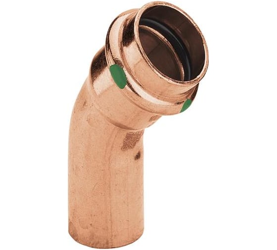 Отвод Viega HB 45 Profipress, c SC-Contur, 22 мм, медь 292515