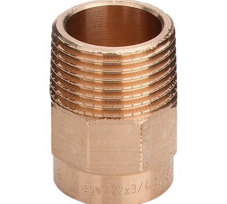 Переход Viega на наружную резьбу 15х3/4" бронза 102234
