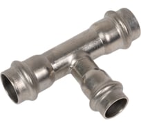 Тройник Viega Sanpress Inox с SC-Contur, нержав.сталь, 18x15x18 мм 435929