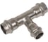 Тройник Viega Sanpress Inox с SC-Contur, нержав.сталь, 18x15x18 мм 435929 1